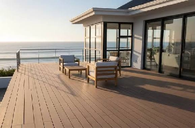 Home deck plumbing